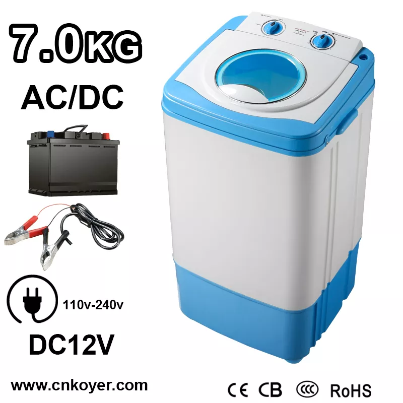DC 12V একক টব ওয়াশিং মেশিন